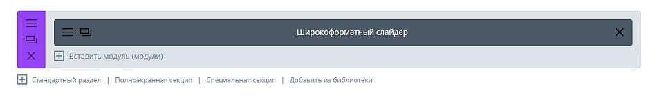 Секции и разделы Divi