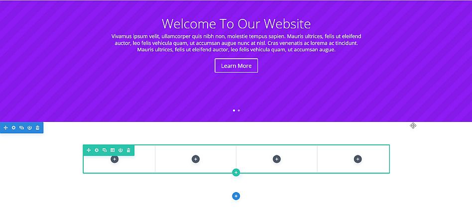 Использование Visual Divi Builder