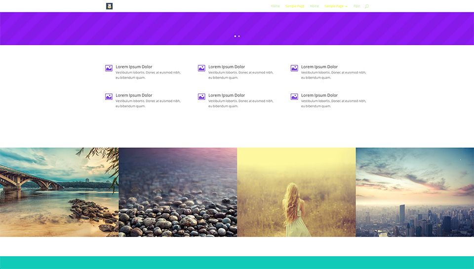 Строки и ряды (row) Divi