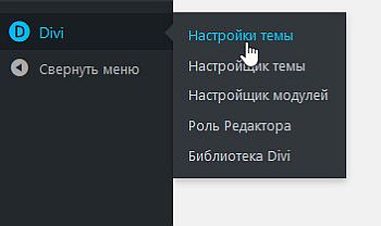 Обновление Divi темы WordPress