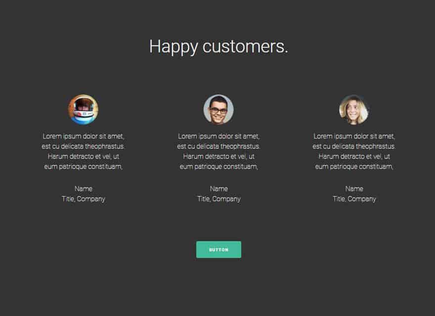 Модуль отзывов Divi